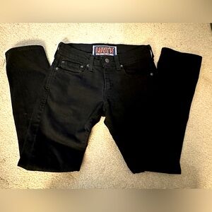 Womens Levis Skinny Black Denim Jeans Pants